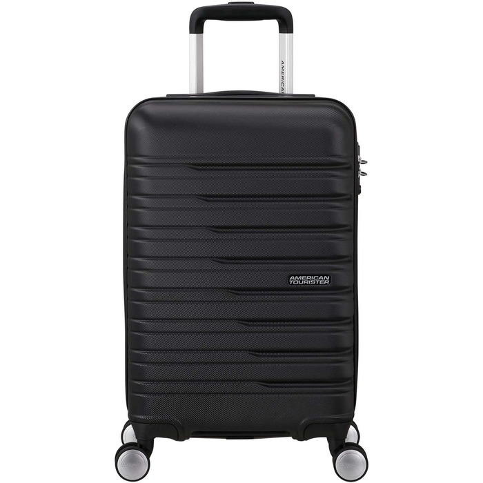 Чемодан American Tourister Flashline, 67 см, 69/75 л, чорний (Shadow Black), Spinner S Slim