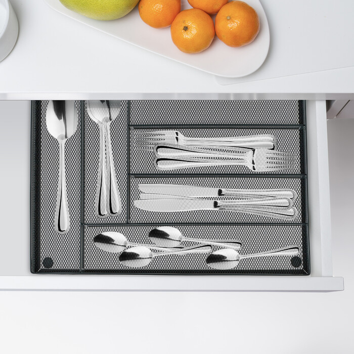 Metal Cutlery Drawer Organizer