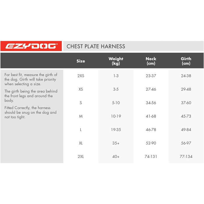 Шлейка для собак EzyDog Chest Plate – безпечна шлейка з адаптером для пасків – світловідбиваюча, з м'якою підкладкою, для собак маленьких, середніх та великих порід (L, Чорний)