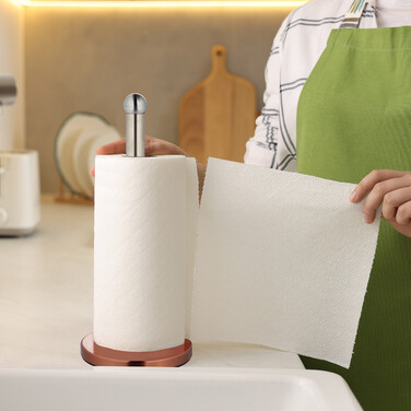 Relaxdays Standing Kitchen Roll Holder