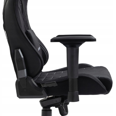 Ігрове крісло Delagear G 808, чорне, оббивка з тканини