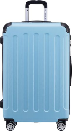 Чохол-валіза BEIBYE з кодовим замком та 4 колесами (Чорний, Гляційно-блакитний, Великий-76см)