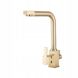 Кухонний змішувач Granite Sink Moka трифункціональний, золотий