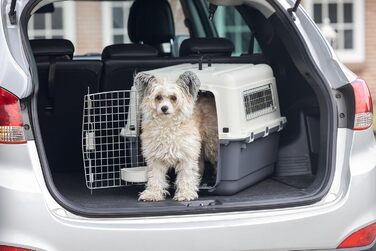 Karlie Nomad Pet Carrier - Front Loading, 68x51x47 cm - Lightweight Travel Cage for Cats & Dogs