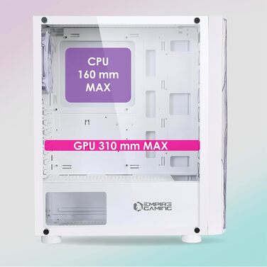 Комп'ютерний корпус EMPIRE GAMING Diamond – ігровий корпус середнього розміру ATX з RGB підсвічуванням