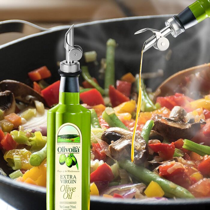 Виливники для пляшок BALTRE (6 шт.) з 6 адаптерами: для олії, вина, спиртних напоїв, кави, сиропу