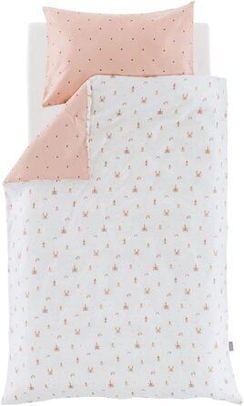 Комплект постільної білизни Träumeland для ліжечка, 80x80 см + 35x40 см, бавовна, у подарунковій упаковці (Märchengold)