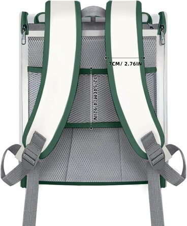 Рюкзак-переноска для котів та собак SWIHELP, зелений: безпечний та зручний для подорожей