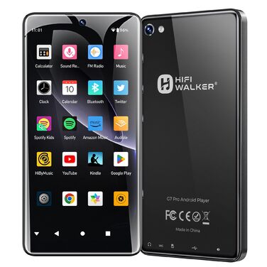 MP3 плеєр HIFI WALKER G7 Pro Android 13 160GB: Bluetooth, Wi-Fi, 5.2