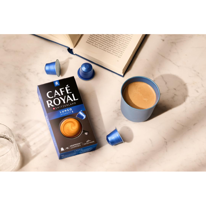 Кава в капсулах Café Royal Hazelnut (фундук), сумісні з Nespresso®, Lungo, 100 капсул
