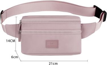 Поясна сумка на пояс для жінок та чоловіків, спортивна, водовідштовхувальна, для бігу (фіолетовий)