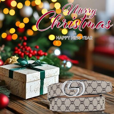 Чоловічий шкіряний ремінь ITIEZY з вінтажним принтом, автоматична застібка, 35 мм, регульований, розмір 32-38, колір пісочний