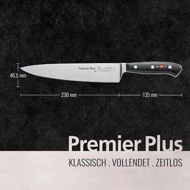 Ніж кухонний F. Dick Premier Plus 23 см (X50CrMoV15, нержавіюча сталь, 56 HRC)