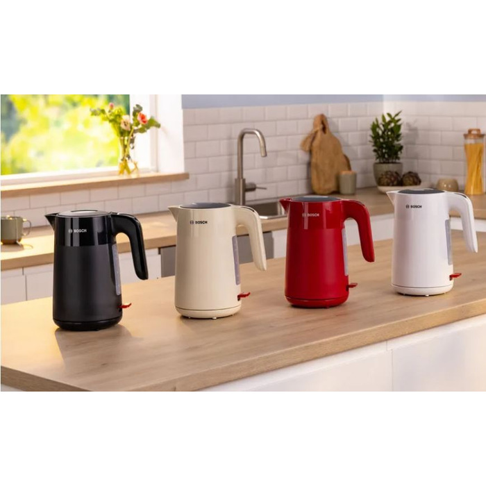 Електричний чайник Bosch MyMoment 1.7л TWK2M164, бездротовий, червоний