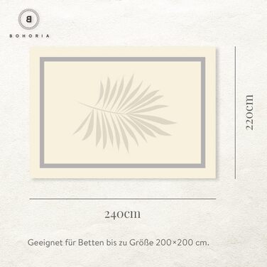 BOHORIA® Premium Muslin Throw Blanket 220x240cm Namaste | extra large | 100% Cotton | Throw for Sofa, Armchair & Bed | Cozy Blanket Sofa Blanket Wool Blanket Living Room Blanket (220 x 240 cm, Plum)