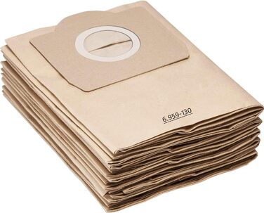 Фільтр для пилососа Kärcher (12 мішків + 1 фільтр) - сумісний з WD3, WD2, WD 3, WD1, MV3, MV2, NT, KNT, K A SE, VC. Замінник 6.414-552.0, 6.414-772.0, 6.414-547.0. Для алергіків