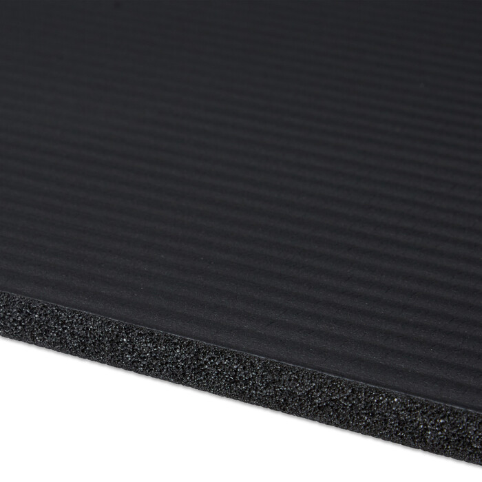 Relaxdays Yoga Mat, 1 cm thick, solid color