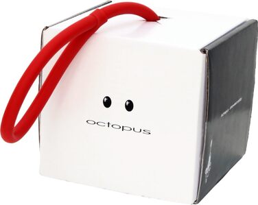 Тримач для шампуню та гелю Formverket Octopus, без свердління, латексний оранжевий органайзер-октопус з 9 регульованими петлями для ванної