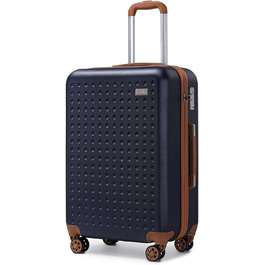 Чохол-валіза KONO: валіза на колесах 67x44x27 см з TSA-замком, блакитна