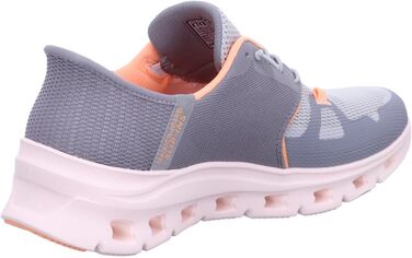 Кросівки Skechers Glide-Step Vibey Hands Free Slip-ins для жінок, сірі та помаранчеві, 38 EU