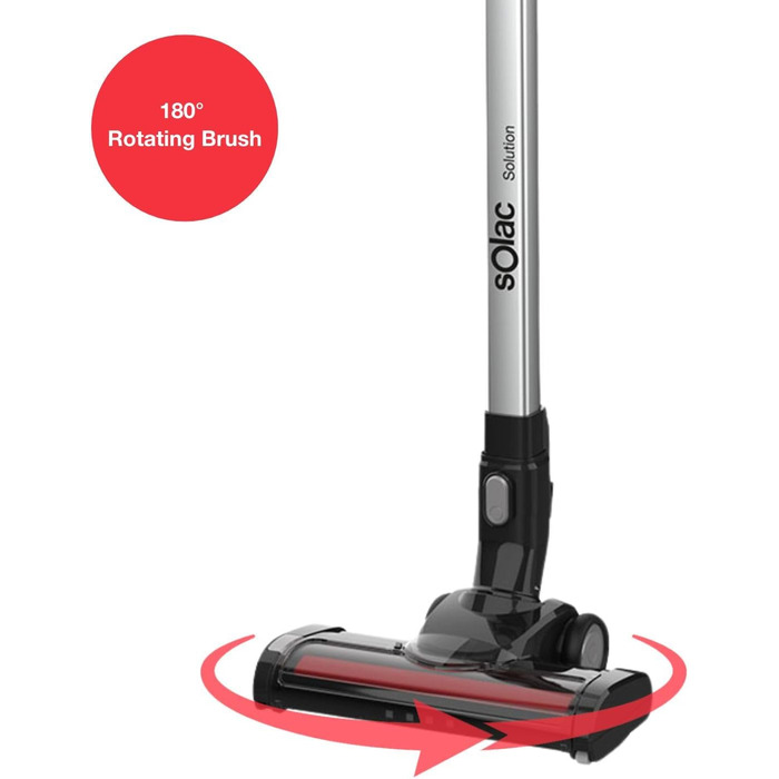 Електрична підміталка Solac Turbobat Digital Flex 29.6V AE2515 - 3 в 1, метал/пластик, колір: коричневий, мідний