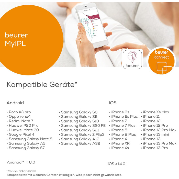 Beurer IPL Velvet Skin Pro: пристрій для епіляції, бездротовий, 300 000 імпульсів, клінічно протестований, велика площа світла