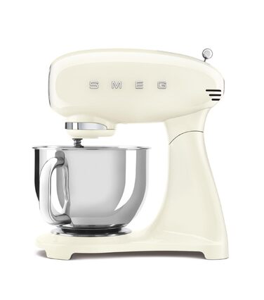 Планетарний міксер Smeg SMF03PKEU, 800 Вт, 10 швидкостей, з набором вінчиків, колір Rose (Крем)
