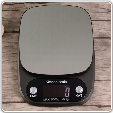 Кухонні ваги Pixel 10кг/1г, сріблястий/сірий