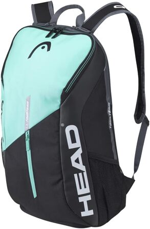 Рюкзак для тенісу HEAD Tour Team Backpack чорний м'ятний