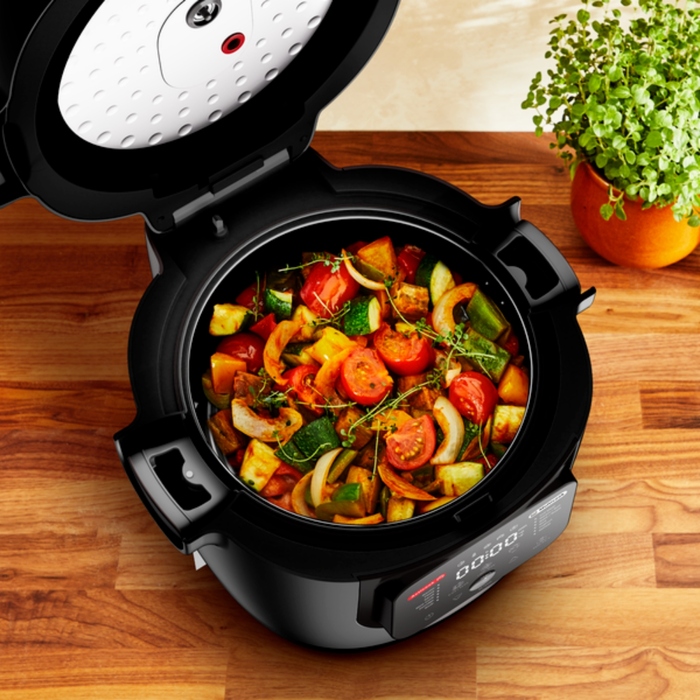 Мультиварка-тушківець Tefal Multicook&Stir MY720B, 6 л, 12 програм, функція перемішування