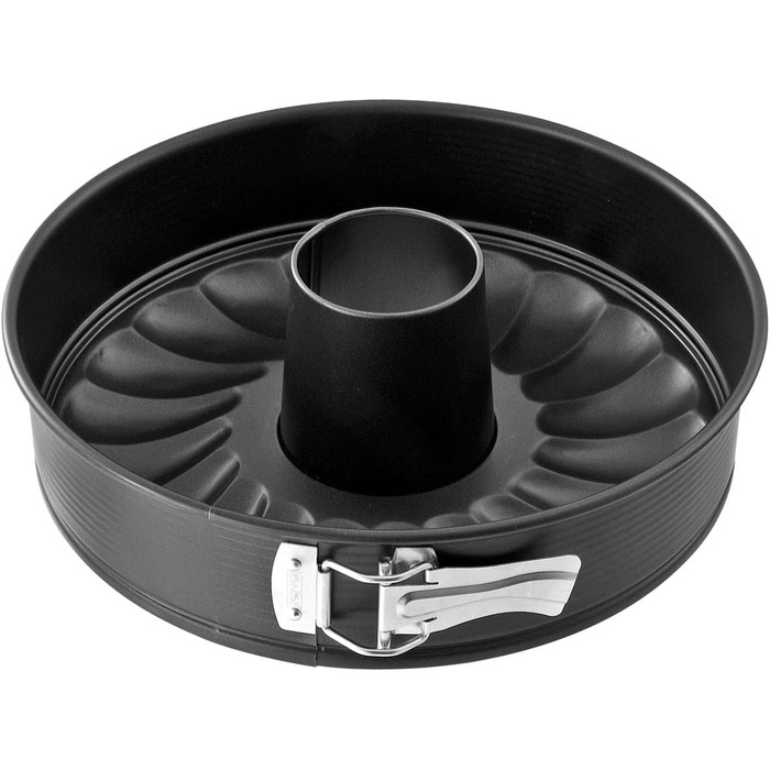 Форма для випікання Zenker Springform Ø 28 см, чорна металева, з антипригарним покриттям, набір з 2 днами