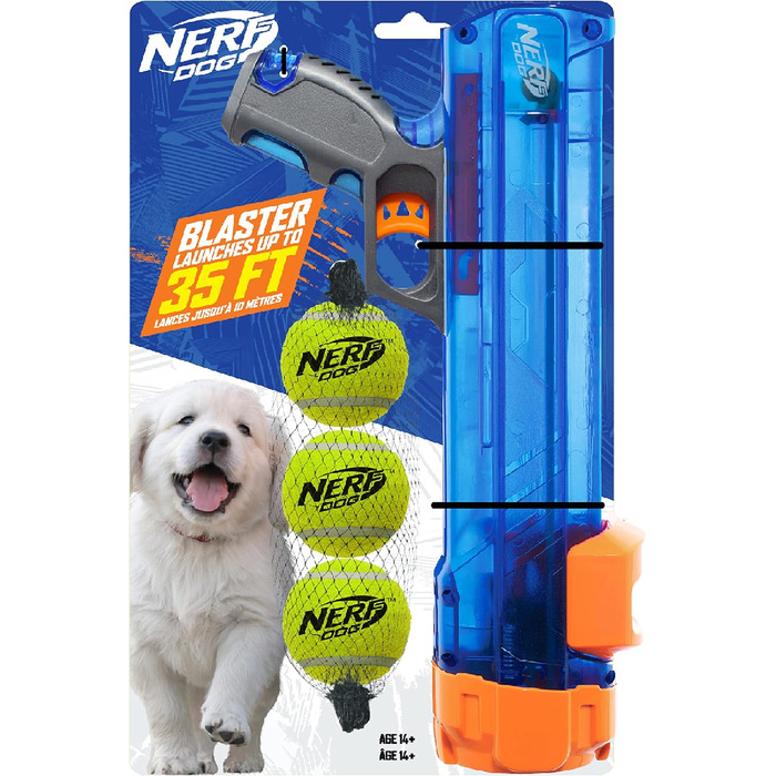 Іграшка для собак NERF Dog Тенісний Бластер, запуск м'ячів
