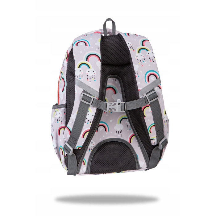 Багатовідсінковий шкільний рюкзак CoolPack, сіро-сріблястий, рожевий, багатоколірний, 21 л