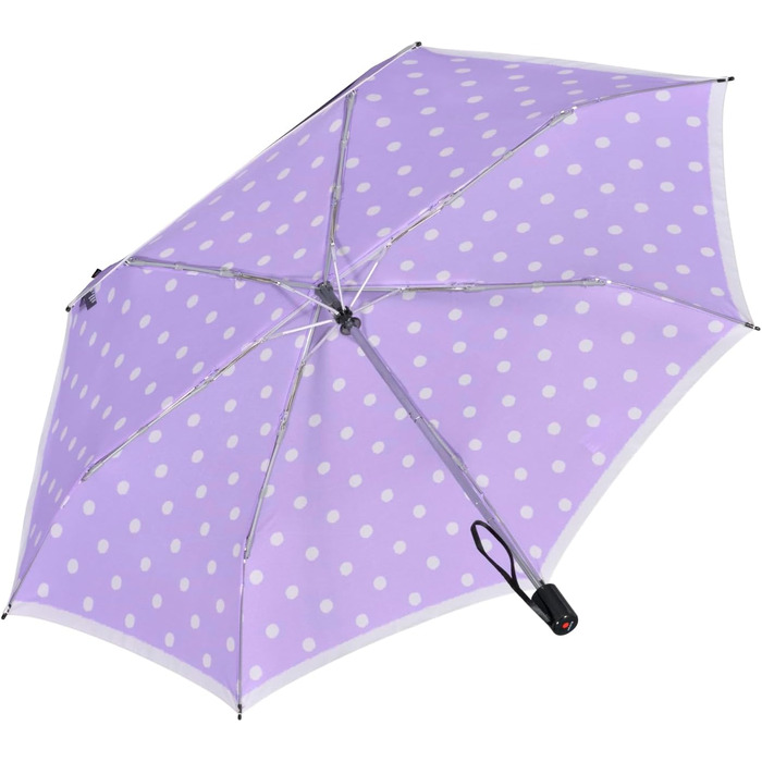 Сонцезахисний парасолька Knirps Duomatic Slim Renature Green (Dot Art Lavender)