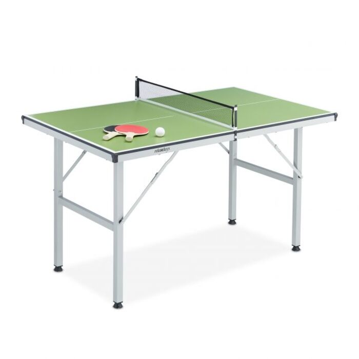 Relaxdays Mini Table Tennis Table in Green