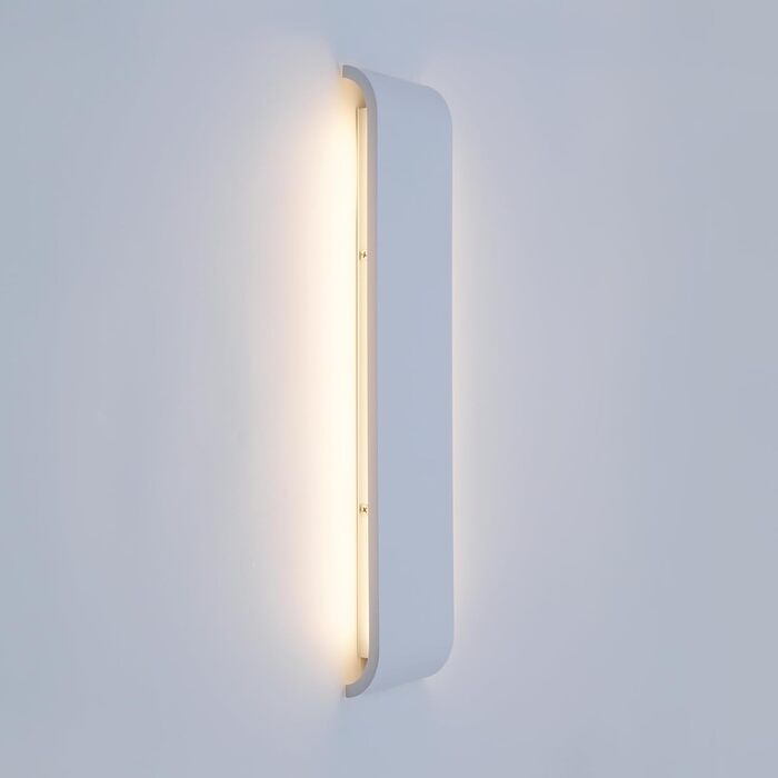 LED настінні світильники KICAAO 2 шт. 12W, білий, сучасний дизайн, для дому, для сходищ, коридору, вітальні, спальні, з алюмінію (40см)