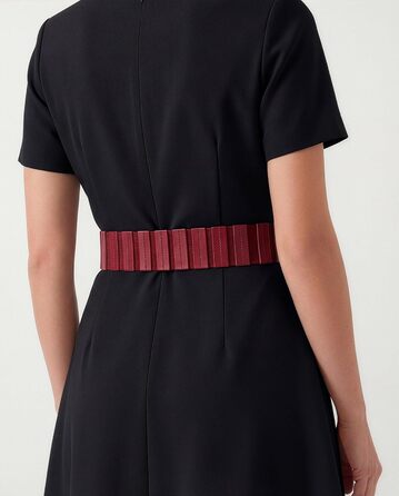 Пояс жіночий BlackButterfly Vintage з регульованою пряжкою, еластичний, червоний, розмір XL