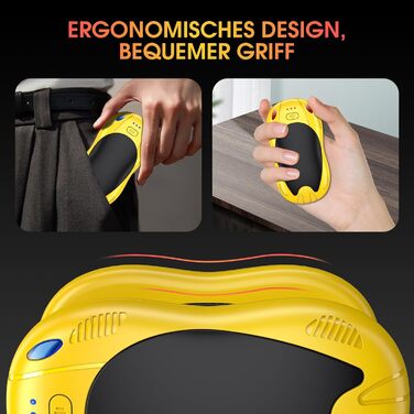 Електричні грілки для рук з акумулятором 10000mAh, 2 шт., з двостороннім нагрівом, USB, 3 режими, для кемпінгу та активного відпочинку