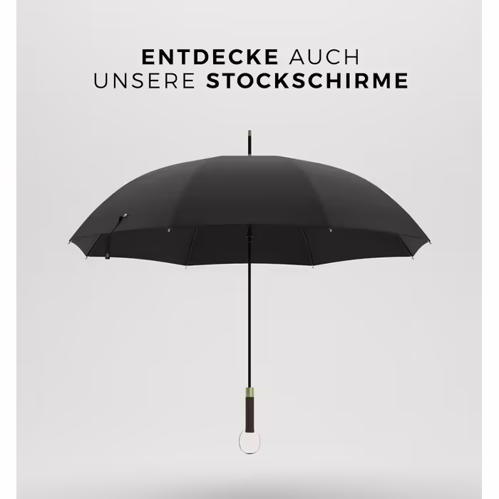 Sapor Design Premium Umbrella with Lotus Effect | Stormproof, windproof, open/close automatic | elegant and stylish umbrella | stylish compact umbrella (Umbrella) | ICONIC Blue - Iconic