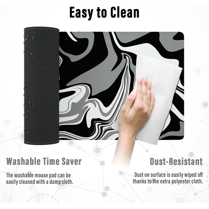 Ігрова мишка Pad Ovenbird з картою, XL, 80 x 30 см, чорний