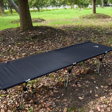 Легке туристичне ліжко TOMOUNT: компактне кемпінгове ліжко з алюмінієвого сплаву для відпочинку на природі, балконі, у саду або під час подорожей