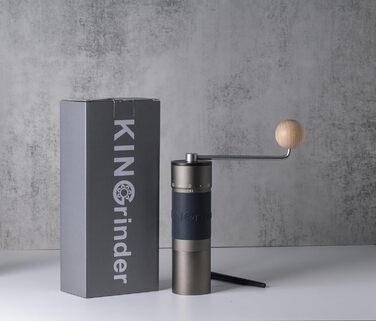 KINGrinder K6: Ручна кавомолка з 200 налаштуваннями помелу для Aeropress, French Press, Drip, Espresso, об'єм 25-35г