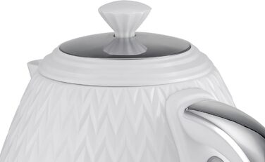 Електричний чайник Eldom C265B, 1.7 л, 2000 Вт, ретро дизайн, білий | Чайник для кухні