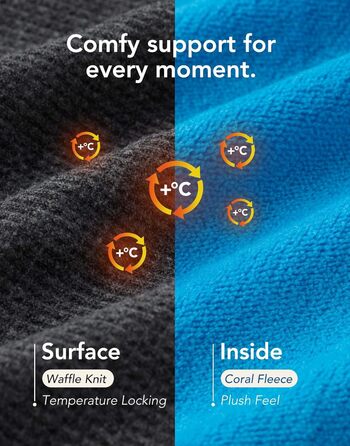 Чоловічі халапи VeraCosy з пам'яті піни, двоколірні, 40/41 EU, сірий/блакитний