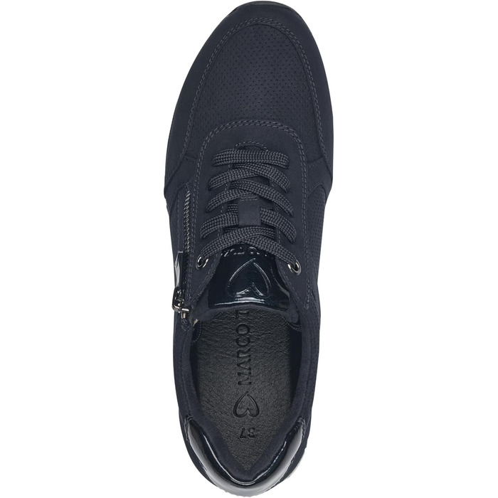 Жіночі кросівки Marco Tozzi, м'яка устілка Feel Me, м'яка підкладка, веганський матеріал, модний дизайн, 38 EU, темно-синій (Dk Navy)