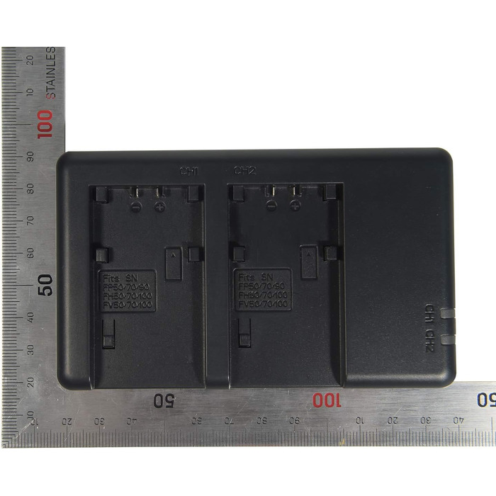 Подвійний зарядний пристрій DSTE NP-FH50 USB для Sony NP-FP50, NP-FH100, NP-FV50, NP-FV/FP/FH акумуляторів, Micro-USB