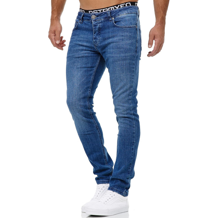 Чоловічі джинси Merish Slim Fit Stretch Denim 9148-2100 (32W/32L, синій 1509-2)