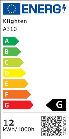 LED-стінні світильники Klighten 12W, 2 шт. з регульованим світловим променем, 3000K, IP65, для дому та вулиці, Антрацит