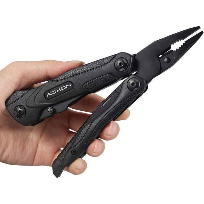 Мультитул ROXON CM1349 Spark: 14-в-1, мультиінструмент, плоскогубці, для туризму та виживання