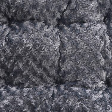 Amazon Basics Machine Washable Dog Bed for Large Dogs - Washable and Durable, 102 x 69 x 9 cm, Gray Swirl (117 x 74 x 10 cm (L x W x H))